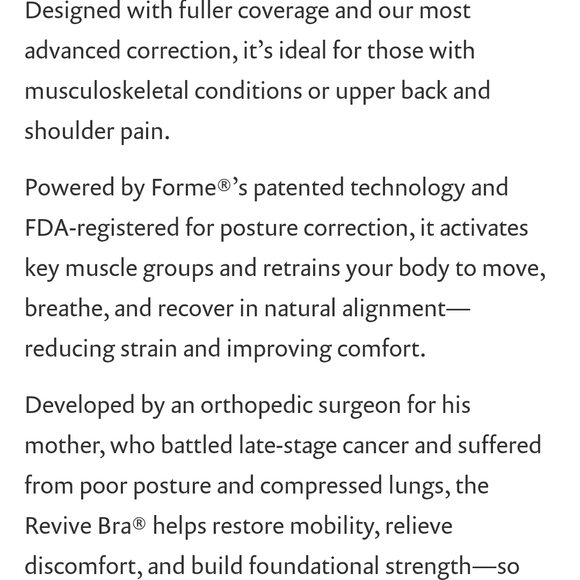 Forme Revive Posture Bra - Picture 3 of 3